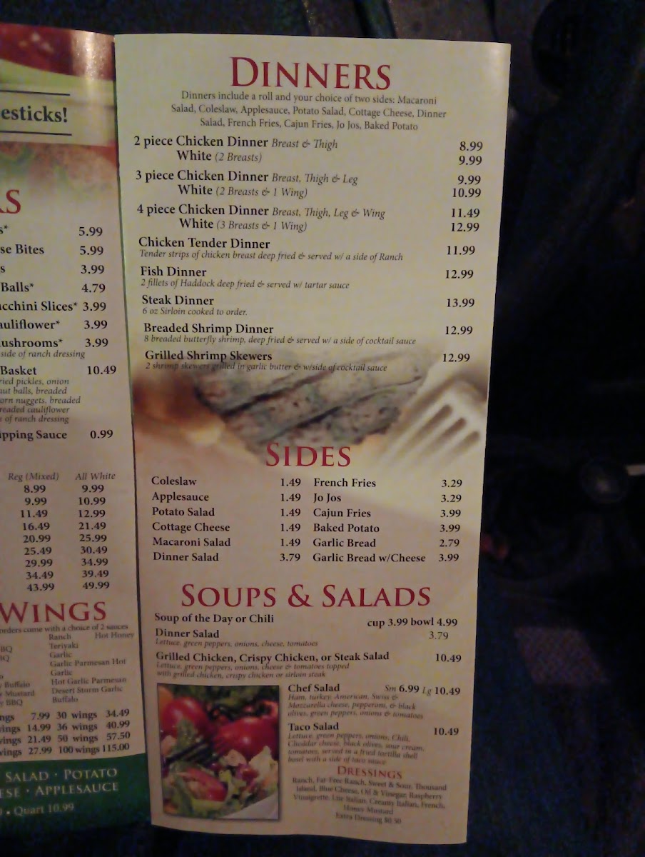 Menu - Bob's Pizza Randolph photo 10