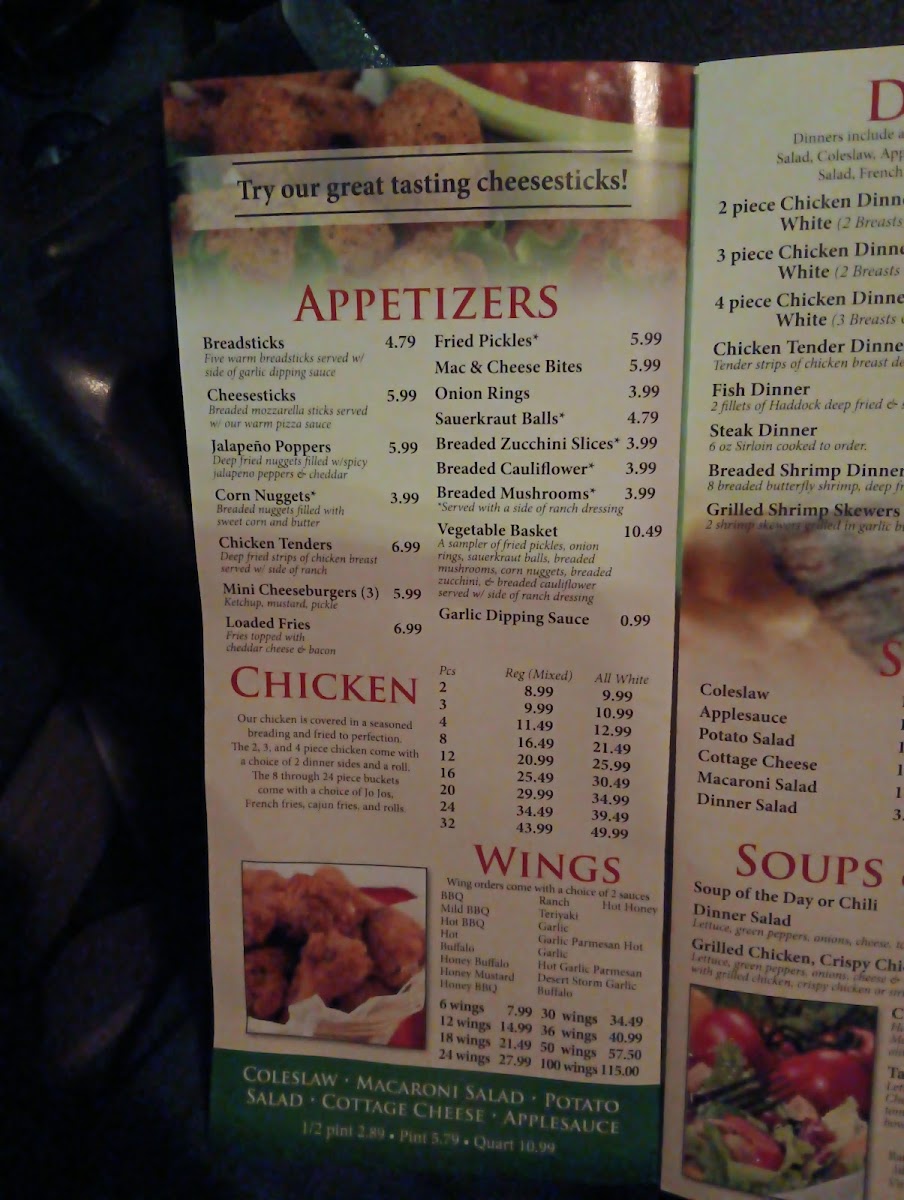 Menu - Bob's Pizza Randolph photo 7